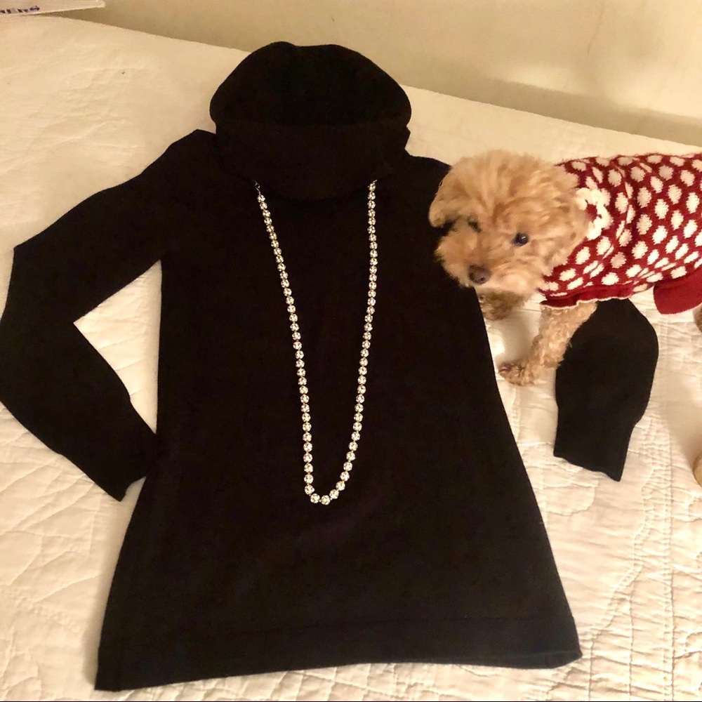 French Connection Cowl neck long sweater, size S